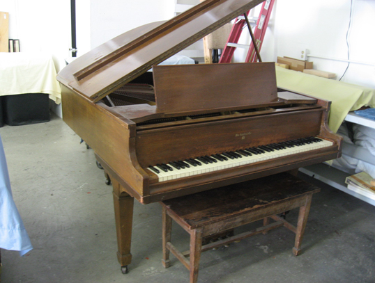 Wm. Knabe piano in my warehouse.