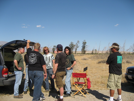Meeting on arival at Borrego Springs.